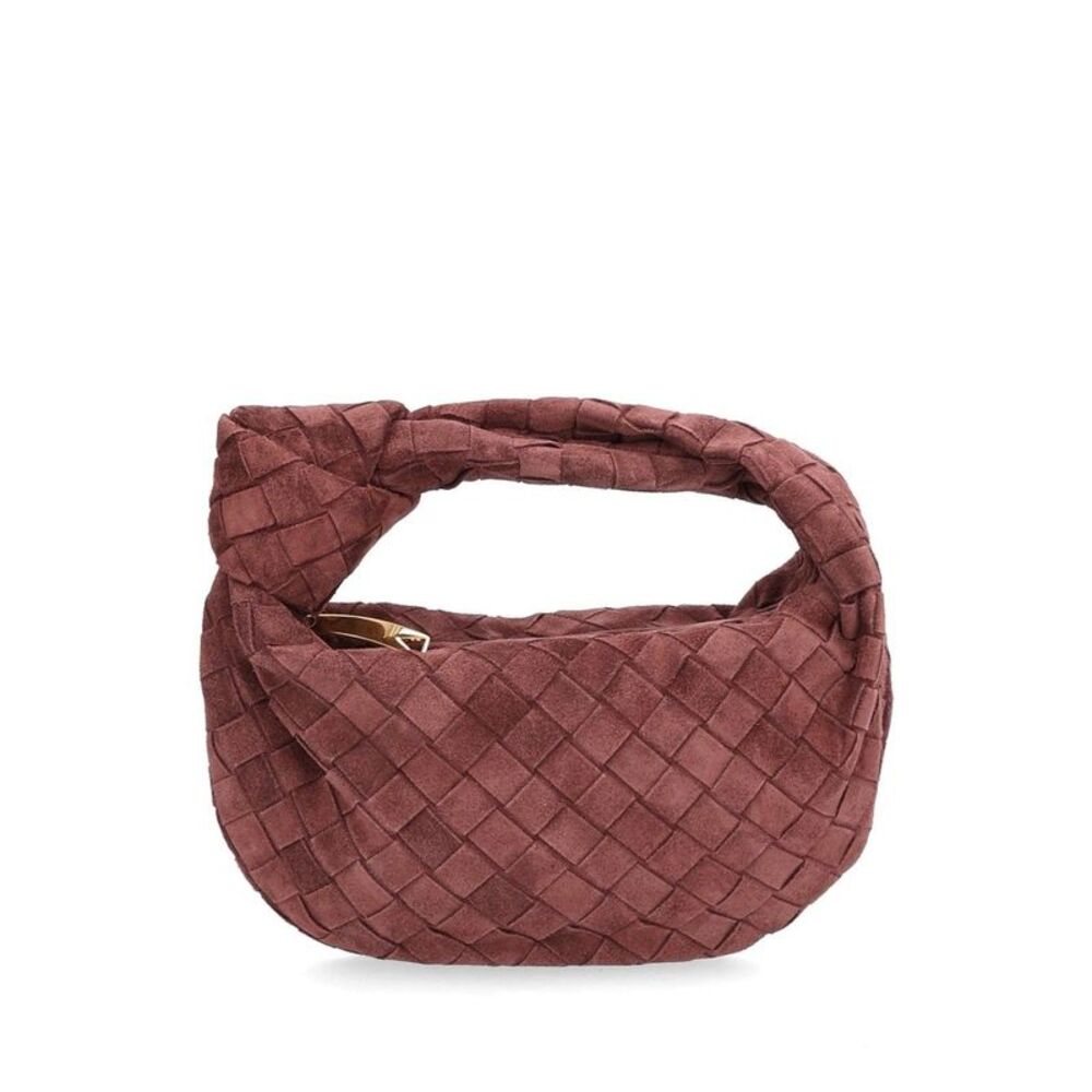 Bottega Veneta Women Deep Mahogany "Jodie" Mini Handbg